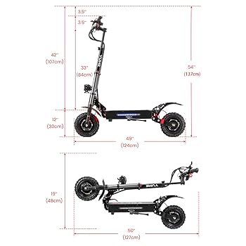 Amazon.com : M YUME SCOOTER Y11+ 6000W Motor Scooter, 50MPH